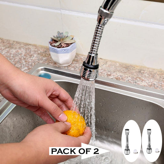 Pack Of 2 Splash Nozzle Flexible Faucet Sprayer