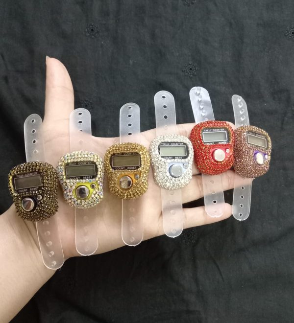 Pack Of 5 Mini Finger Ring Fancy Counter Tasbeeh