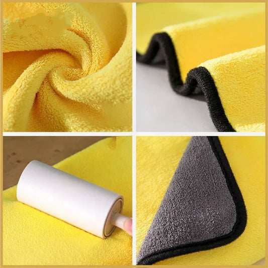 Microfiber Multi Cleaning Cloth Ultra-thick Microfiber Cleaning Cloth, Multipurpose Household Kitchen Towels,